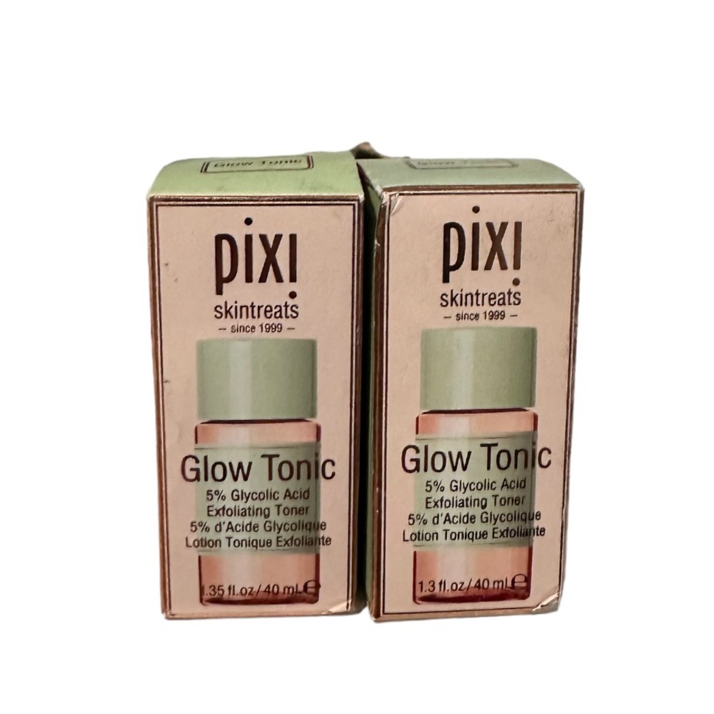 Pixi Skintreats GLOW TONIC 5% Glycolic Acid Exfoliating Toner X2 NEW